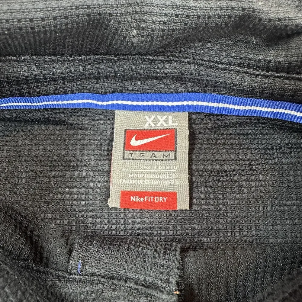 Nike Team Kentucky Wildcats Polo Shirt Men’s XXL Blue Black Sports Wear College